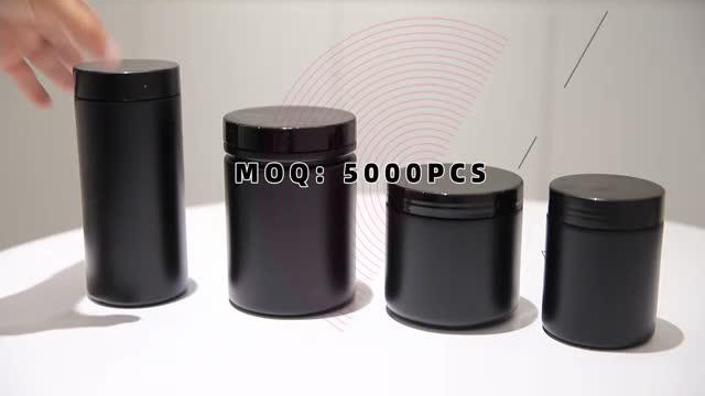Black Soft HDPE Bottle