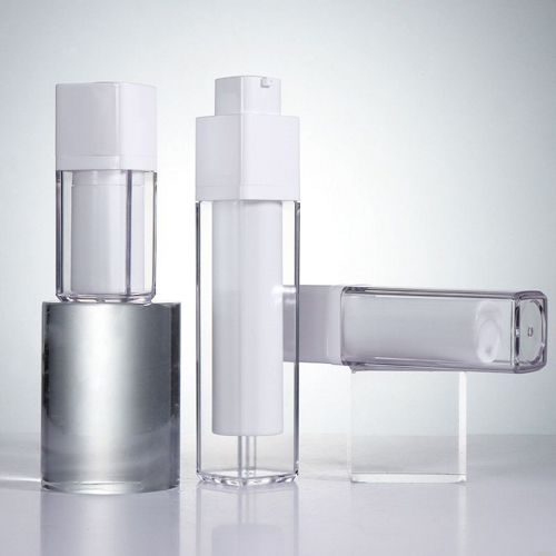 White Twist-Up Airless Bottle