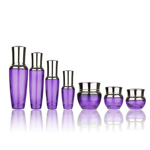 Oval Glass Cosmetic Bottle