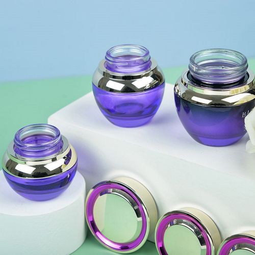 Oval Glass Cosmetic Bottle
