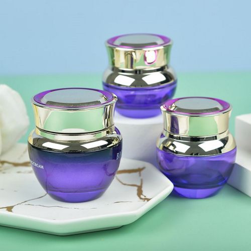 Oval Glass Cosmetic Bottle
