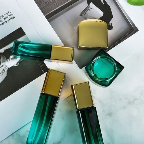Square Glass Bottle Set