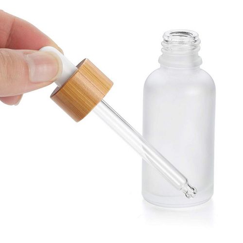 Clear & Frosted Dropper Bottle