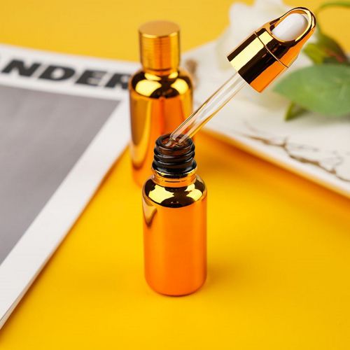 Gold Dropper Bottle