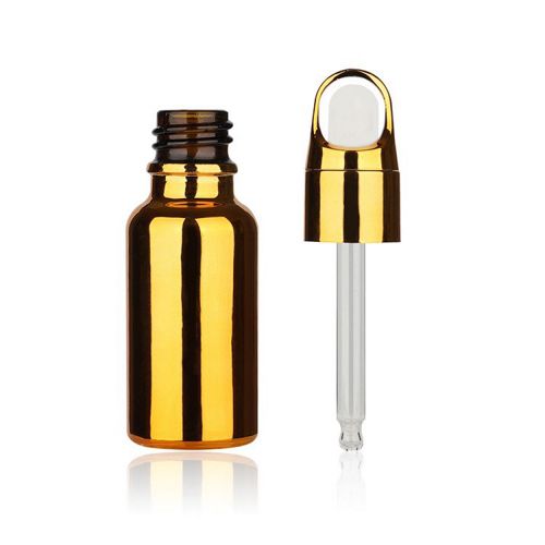 Gold Dropper Bottle