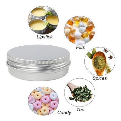 AL jar with screw lid