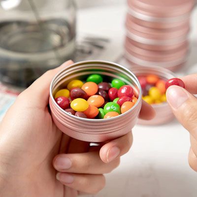 AL jar with screw lid