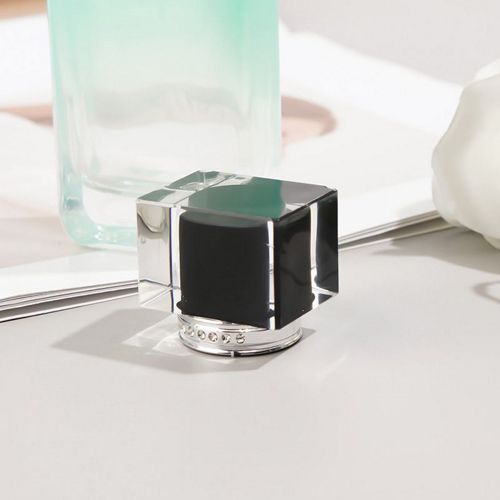 Green Rectangle Perfume Bottle