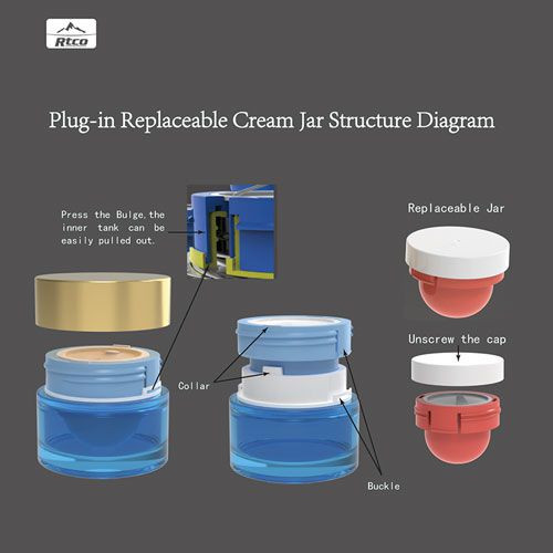 Refillable Glass Jar